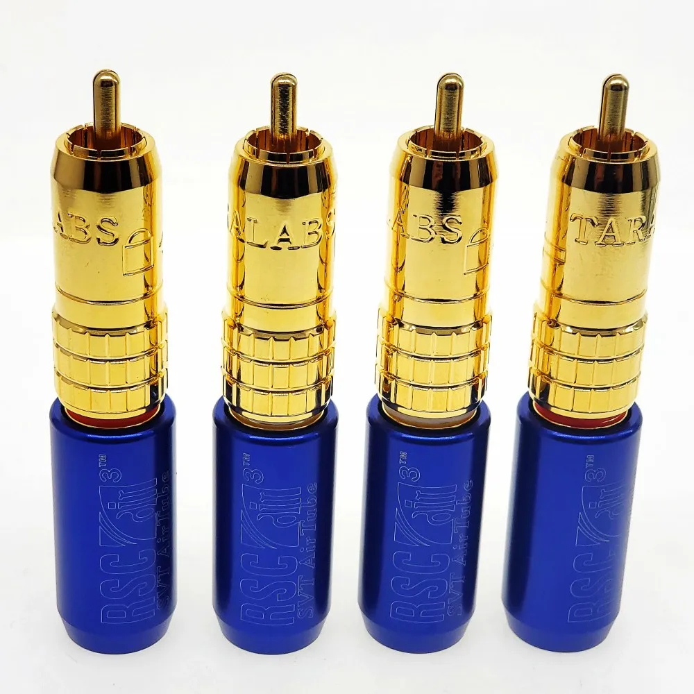 Оригинальный оригинальный Hi Fi taralabs RSC air3 Series 2 RCA штекер 4/комплект|Коннекторы и
