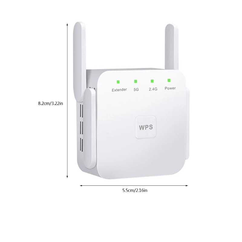 

T3EB 2.4G/5G Dual-band Network Signal Amplifier Booster Wireless Repeater Amplifier