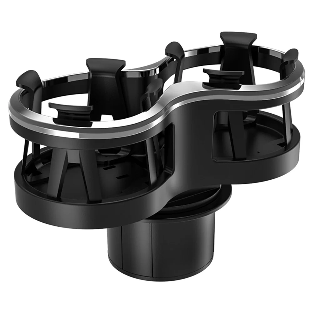 

1pc Multifunctional Double Cup Holder Center Console Fixed Water Cup Ashtray