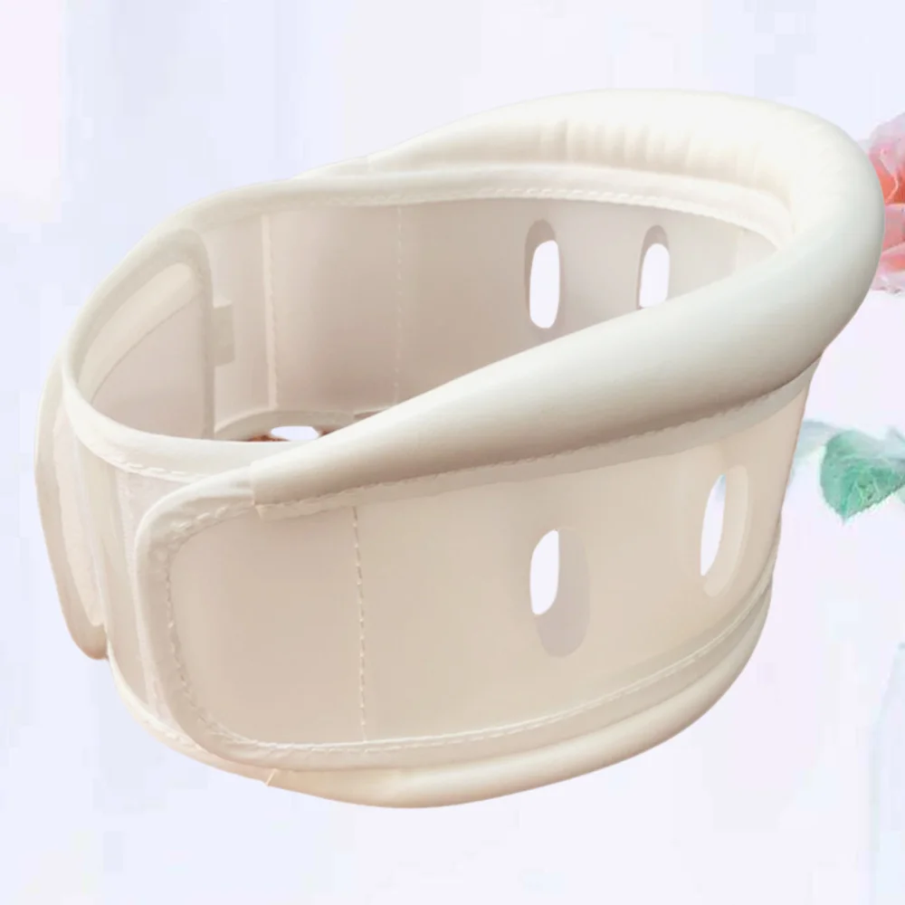 

Breathable Neck Support Fixing Brace Wrap Cervical Collar for Stiff Neck Pain Relief Injury Recovery (White, Size)