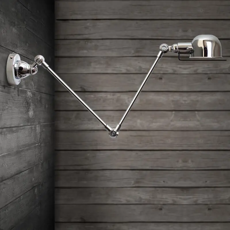 Американский Ретро вращающийся светодиодный настенный светильник большого