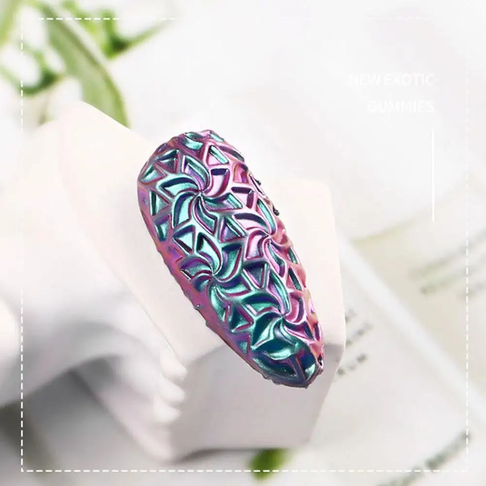 Силиконовый шаблон для ногтевого дизайна штамп ногтей инструмент украшения