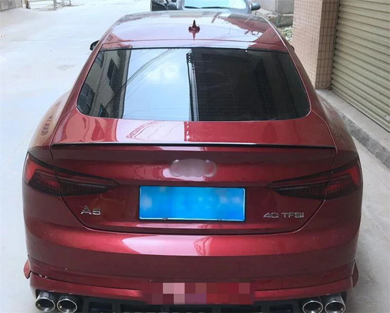 Спойлер из углеродного волокна для AUDI A5 S5 RS5 B9 Sportback купе 2017 2018 2019 2020 2021 крыло