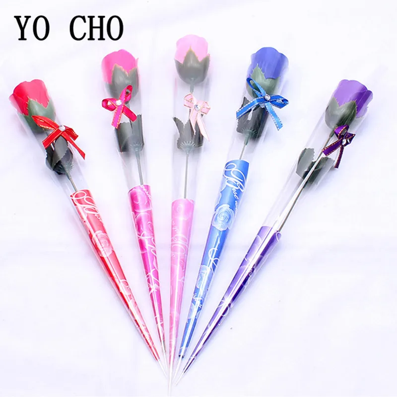 Искусственный цветок YO CHO Новый Романтический Медведь роз оптовая продажа