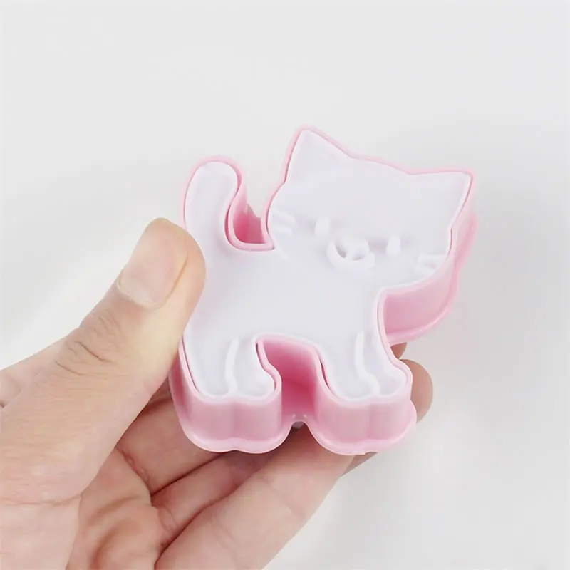 3 шт. котенка формы для печенья Fondant (сахарная) резец прессформы украшение торта