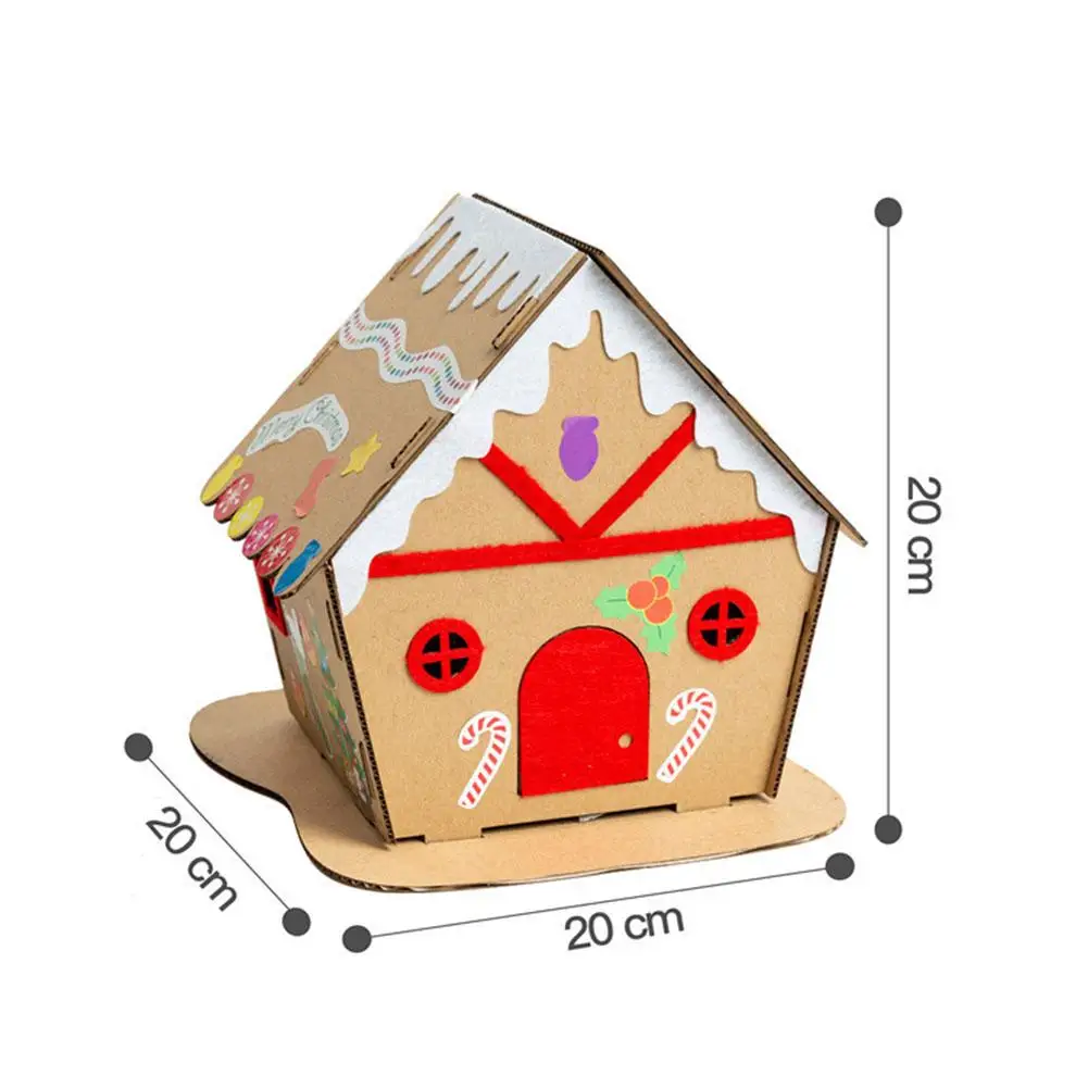DIY Рождественский светильник ed Little House пластиковый светильник-Свеча на