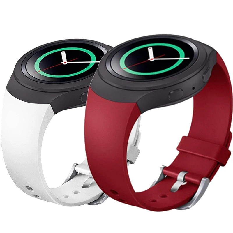 Sport Strap For Samsung Galaxy Gear S2 band R720 R730 Smart Watch Band Silicone wrist bracelet correa watchband belt Accessories