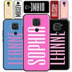 Персонализированный Чехол Pastel с вертикальным названием для Redmi Note 11 Pro, чехол для Redmi Note 9, 8, 10 Pro, 9S, 10S, чехол для Redmi 10, 9, 9C, 9T