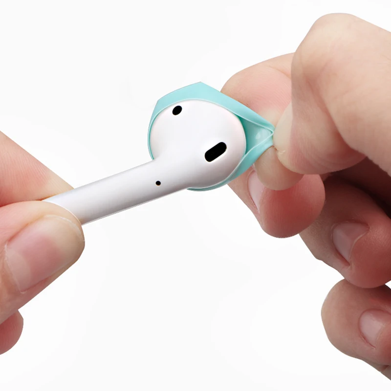 1 пара мягкий ультратонкий Противоскользящий силиконовый чехол для наушников Apple