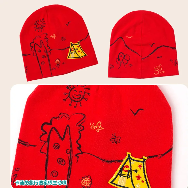 Детская шапка для путешествий нагрудник комплект из 2 предметов детская Девочки