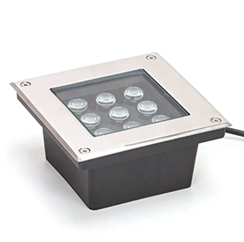 1 шт. светодиодный подземный светильник 5 Вт 9 водонепроницаемый напольный