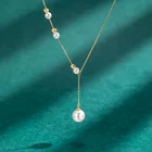 Изысканные женские ожерелья Гламурная мода ювелирные изделия для свадебной вечеринки жемчужное ожерелье сверхблагородное и Элегантное ожерелье Новинка на лето