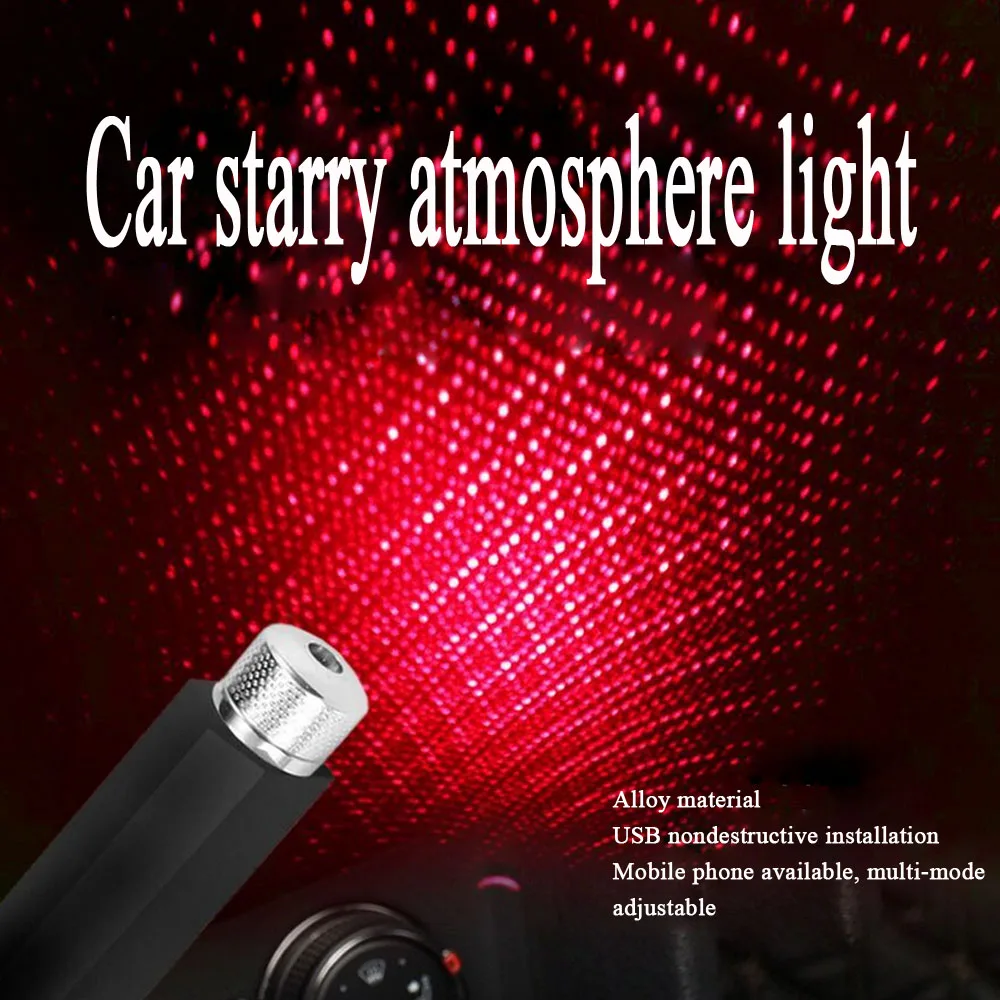 Автомобильный окружающий свет USB мини светодиодный автомобильный светильник для