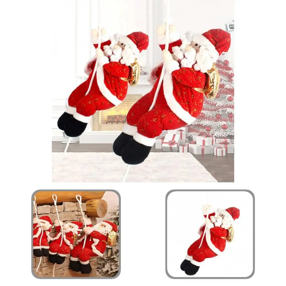 

Hanging Pendant Wear-Resistant with Lanyard Christmas Pendants Santa Claus Xmas Pendant for Holiday Christmas Pendants