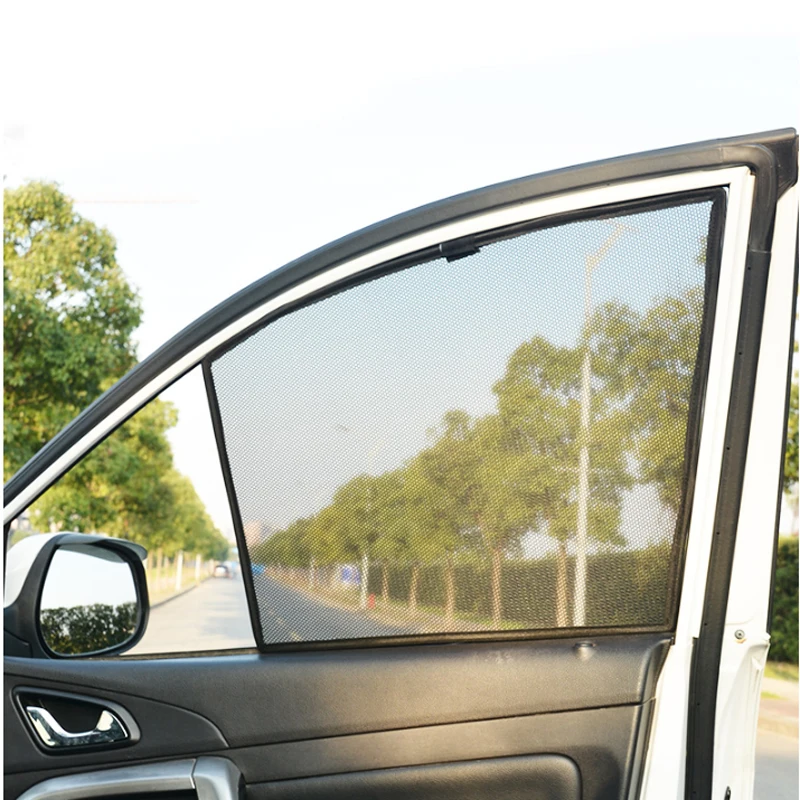Magnetic Car Curtain Side Window Sunshade Anti-UV Sun Shade For Toyota Highlander 2015 2016 2017 2018 2019  Accessories