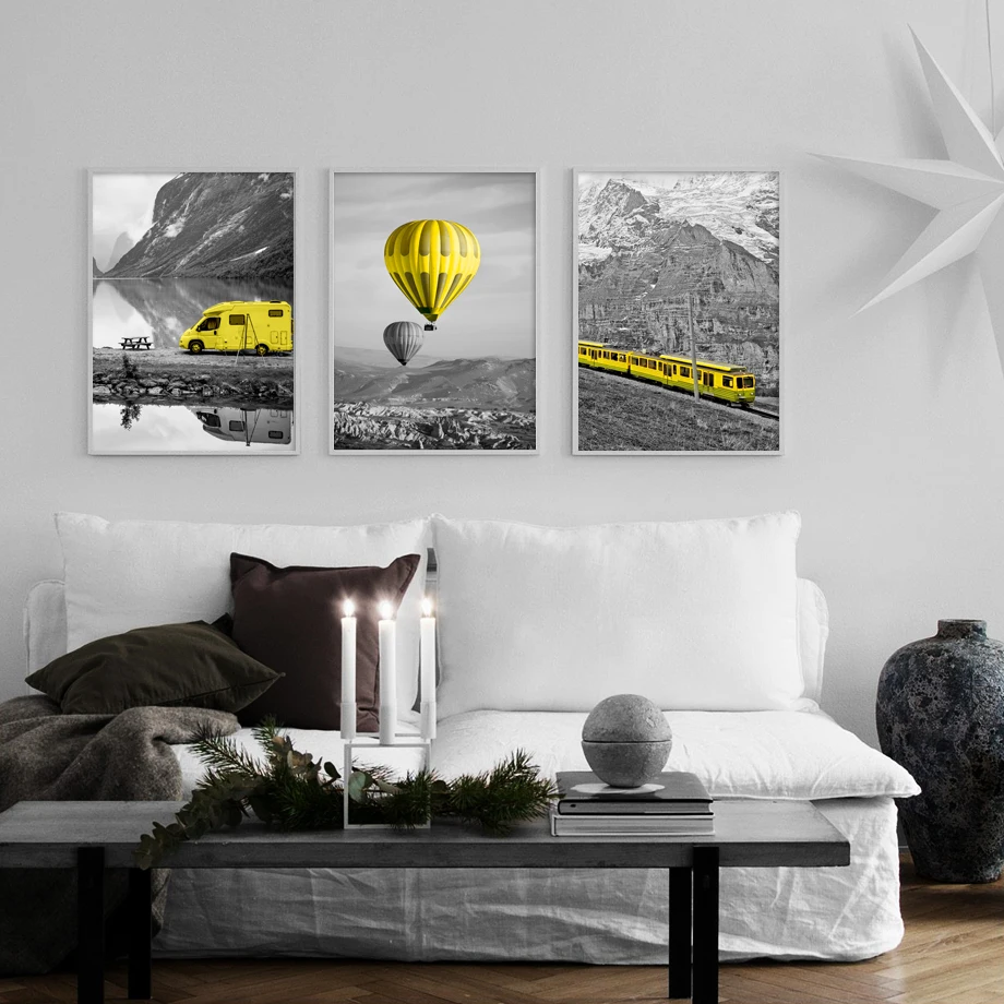 Картина на холсте для стен в скандинавском стиле | Дом и сад