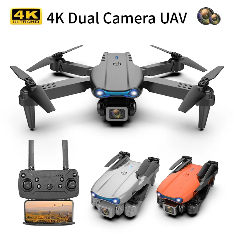 Квадрокоптер E99 Pro RC 4K складной с широкоугольной камерой Wi-Fi и функцией