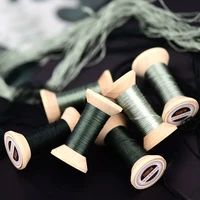 handmade embroidery embroidery thread spool silk embroidery thread wrapped silk silk thread moss green each 20 meters