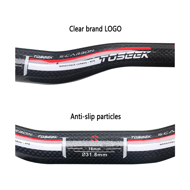 Руль из углеродного волокна для дорожного велосипеда 3K 31 8*620/640/660/680/700/720 мм | Спорт