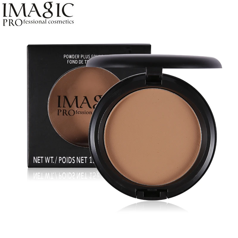 Imagic бронзатор для макияжа лица хайлайтер пудра студийной фиксации прессованная
