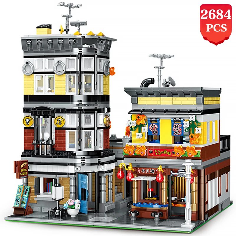 Конструктор уличная архитектура конструктор домик для вкусных суши сборная