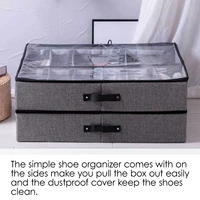 under bed shoe storage organizer shoe storage chest container for home use shoe box transparent storage box home foldable box