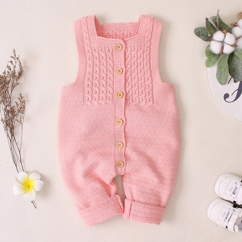 Детские комбинезоны Осень Рукава без рукавов новорожденных девочек комбинезоны на вырост одежды из трикотажа для детей игровые костюмы мягкие малышей мальчиков.