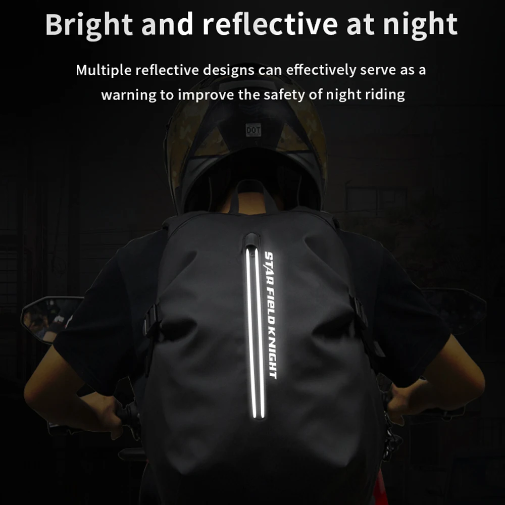 Новая мотоциклетная сумка для шлема Большой Вместительный мотоциклетный рюкзак