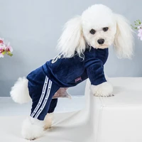 dog clothes four legged sports and leisure clothing teddy clothes one piece pet four legged clothing