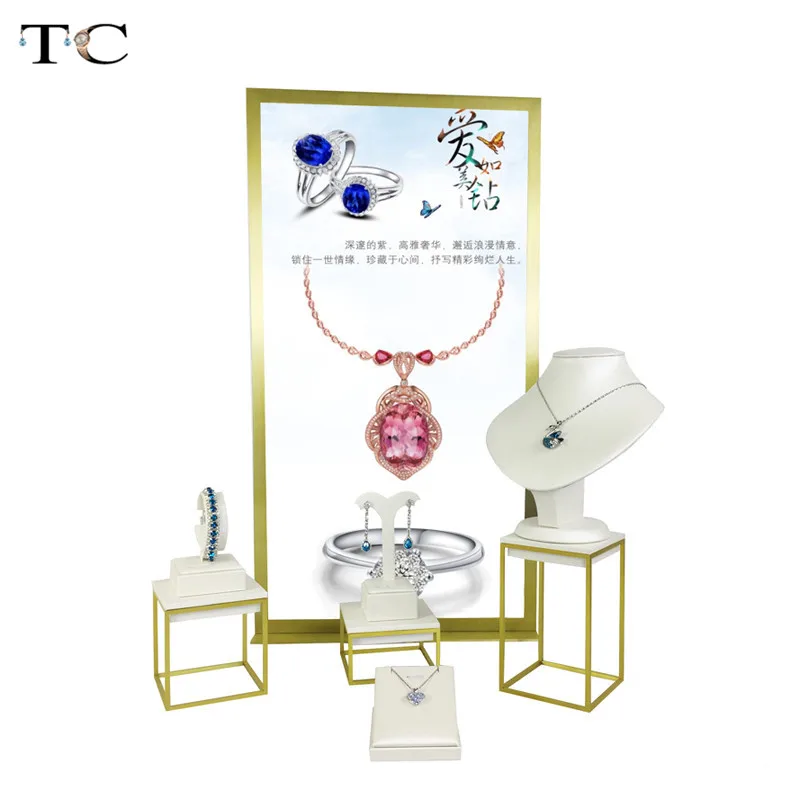 Витрина из нержавеющей стали для витрины витрина кольцо серьги браслет ожерелье