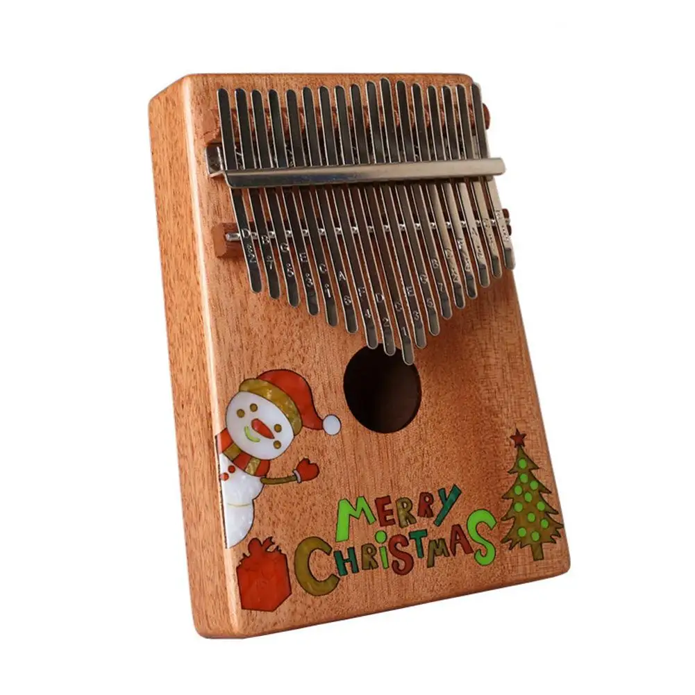 17 клавиш калимба антикоррозийное пианино для большого пальца Рождественский