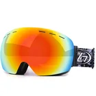 Двухслойные лыжные очки UV400, противотуманная большая Лыжная маска, очки для катания на лыжах, мужские, женские, мужские очки для сноуборда, занятий спортом на открытом воздухе