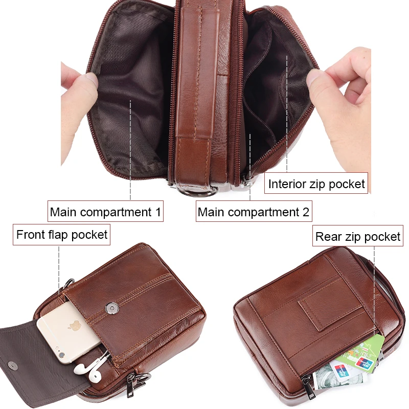 Обувь из высококачественной натуральной кожи для мужчин женщин поясная сумка