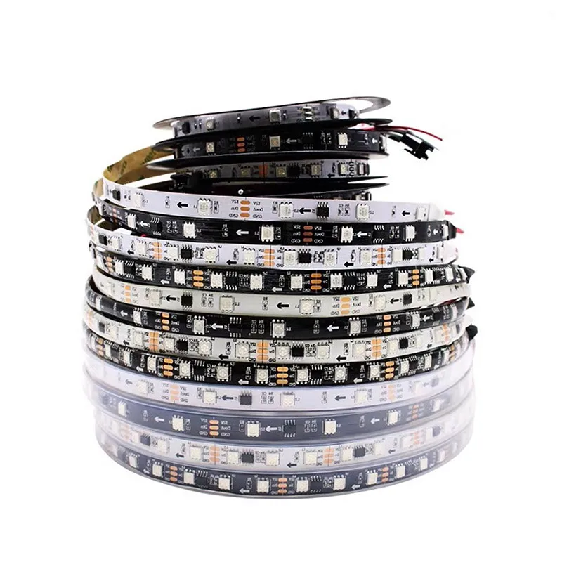 Светодиодный ленточный светильник 5050 RGB WS2811 5 м полноцветная светодиодная лента