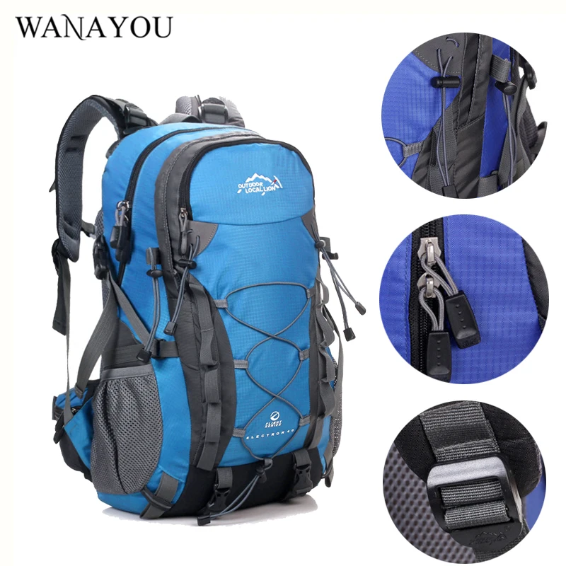 Износостойкий рюкзак для альпинизма мужчин и женщин уличные вместительные