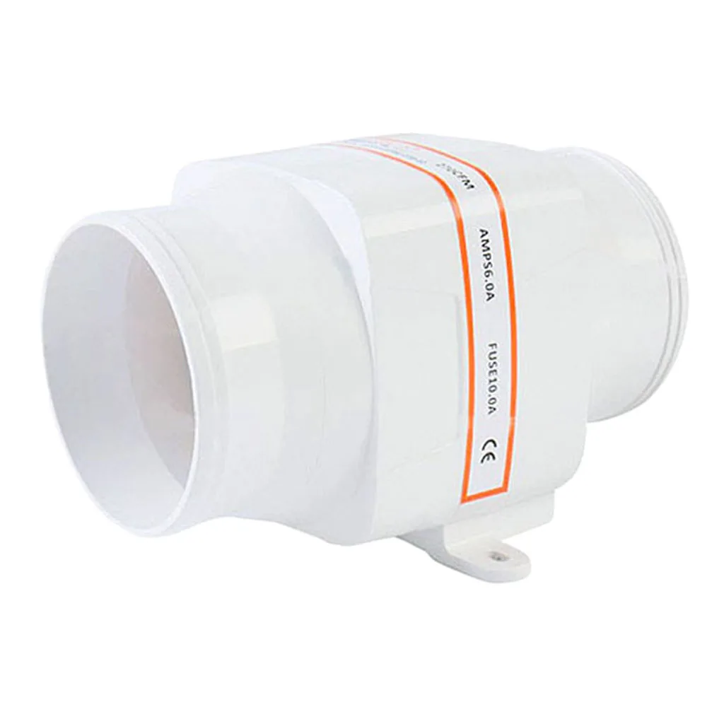Exhaust Ventilation Fan / 4 Inch Duct Fan For Boats / 210 * 150 * 140mm
