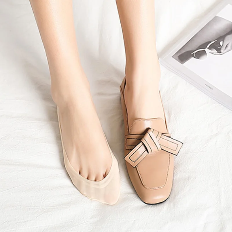 

Летние ультра-тонкие носки, невидимые носки, носки-лодочки, дышащие студенческие носки, чулки, женские носки, кружевные носки с низким вырез...