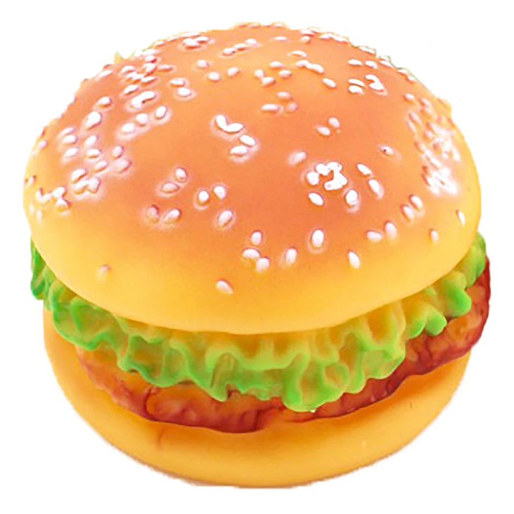 Комплект из 3 предметов игрушки для домашних питомцев мило псевдо гамбургер