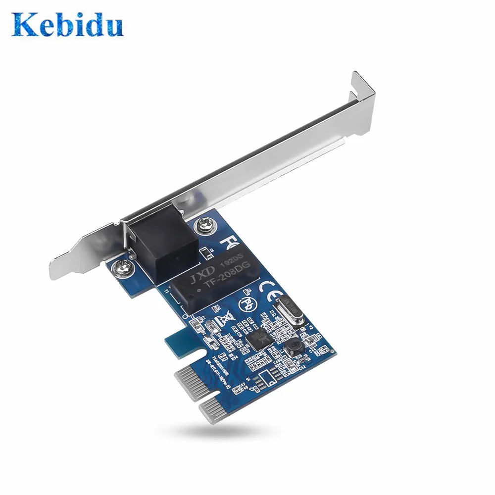 Сетевая карта Kebidu PCI Express E 1000 Мбит/с гигабитный Ethernet 10/100/1000 м адаптер RJ45 LAN
