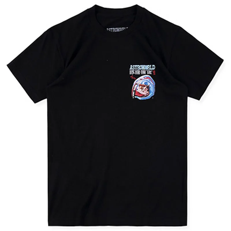 19SS футболка ASTROWORLD TOUR Трэвис Скотт я не хочу проснуться Высококачественная хип