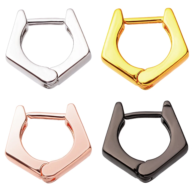 

Peixin 1 pair Women's Earrings 2020 Fashion Design Geometric Shapes, Charm Brass Jewelry Gold, Silver Color Earrings Findings