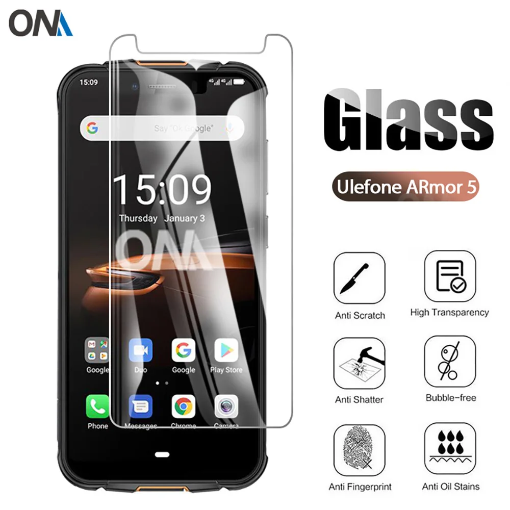 10 шт. закаленное стекло для Ulefone ARmor 5 Защита экрана 9H Премиум Закаленное 5S