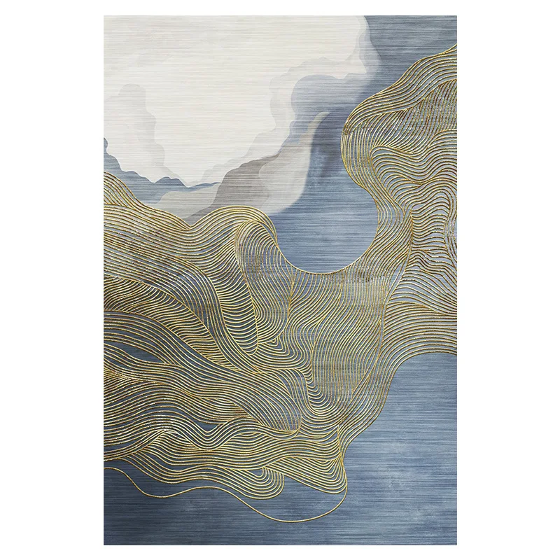 Новый китайский скандинавский ковер современный домашний офисный кофейный