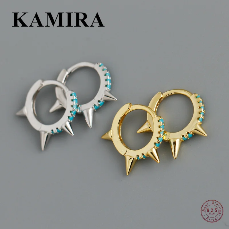 

Женские серьги-гвоздики из серебра 925 пробы, с цирконом