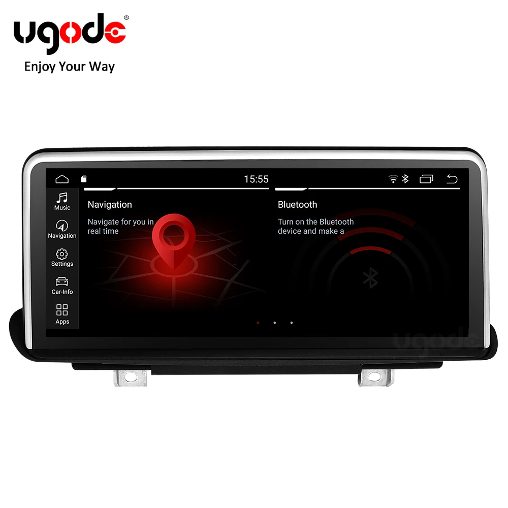 Автомобильный мультимедийный плеер Ugode Android 9 0 пластиковый металл экран 10 25 дюйма