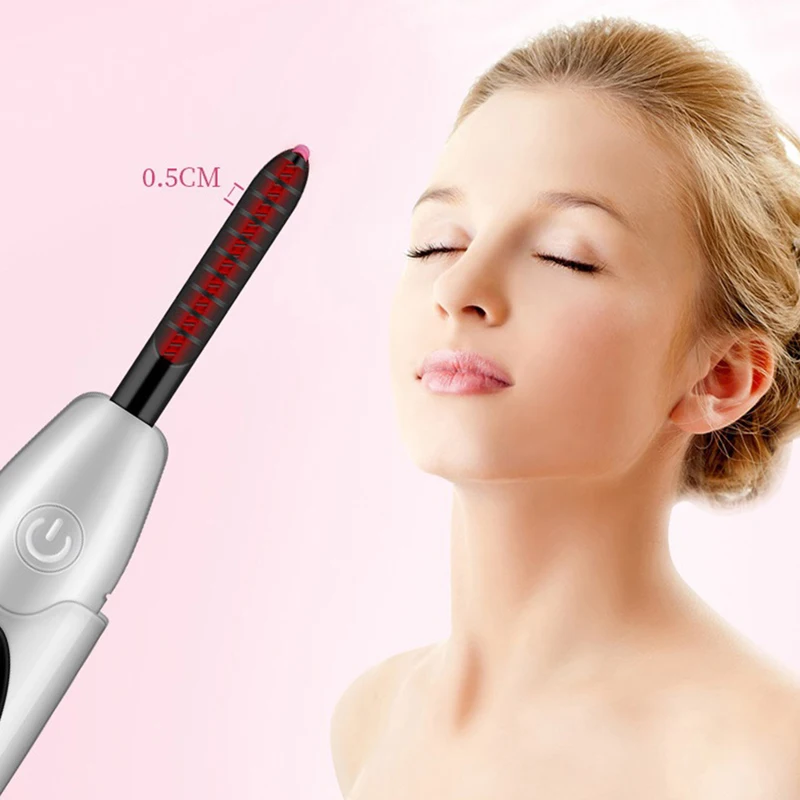 

1 Set Electric Heated Eyelash Curler USB Makeup Natural Eye Lash Curler Beauty Tools