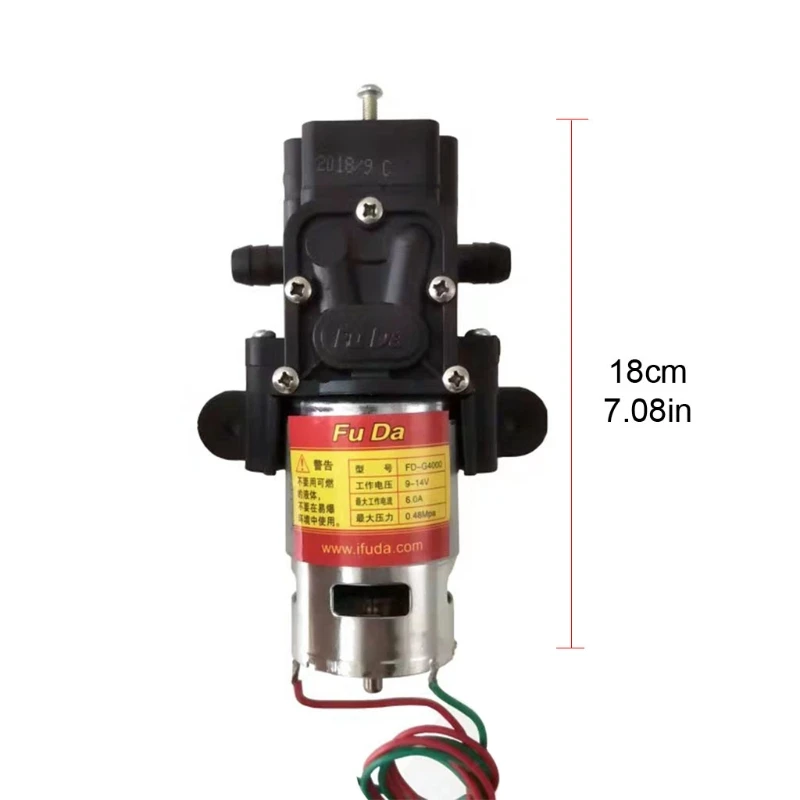 Водяной насос высокого давления 12 В самовсасывающий водяной для перекачки масла