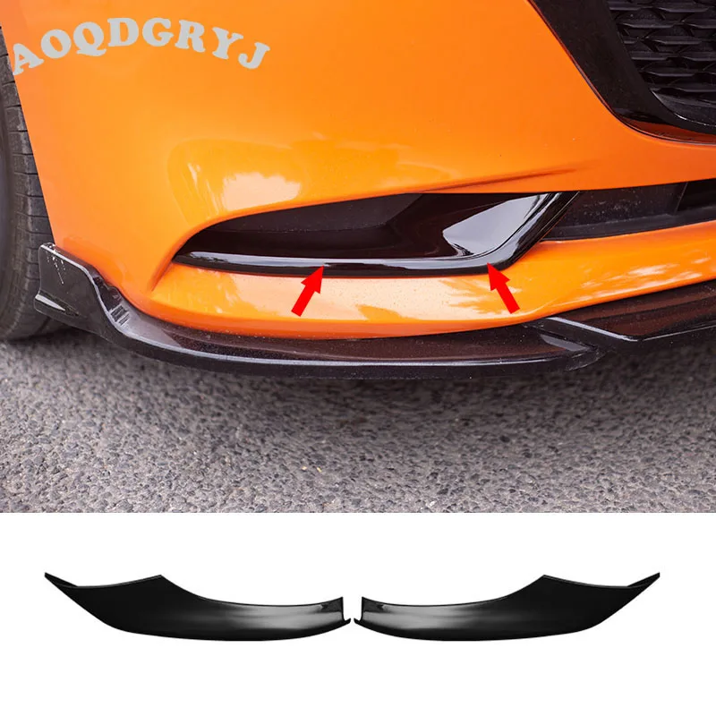 

Car Styling Accessories Front Bumper Lip Fog Light Molding Trim Cover Fit for Mazda 3 4DR SEDAN 2019-2020