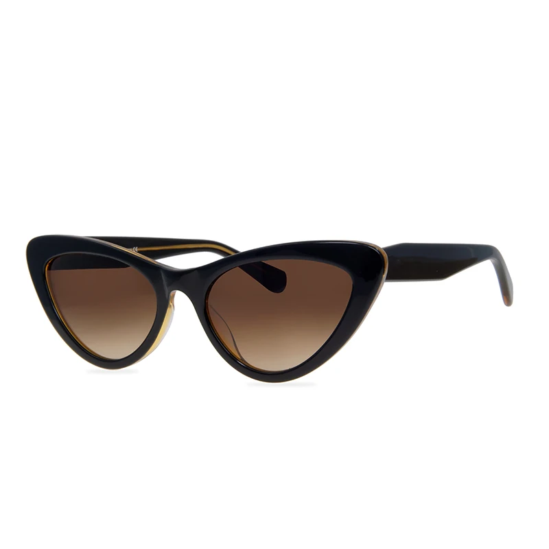 

Fashion Cat Eye Small Women's Acetate Sunglasses Anti UV Travel Glasses
