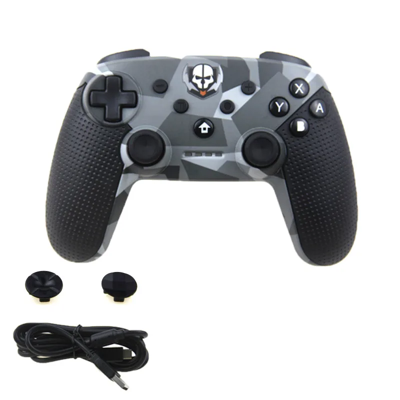 Camouflage 5028 Для Switch Pro Bluetooth беспроводной контроллер для NS Splatoon2 пульт дистанционного управления геймпадом для kingd Переключатель консоли джойстик - Цвет: Camouflage 5028
